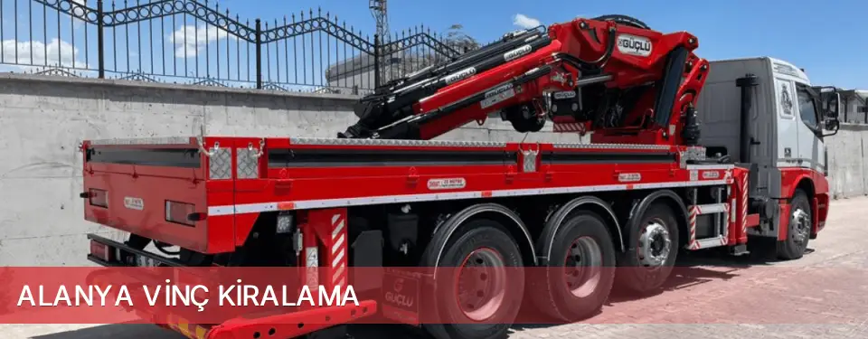 Alanya İlçemi Vinç Kiralama